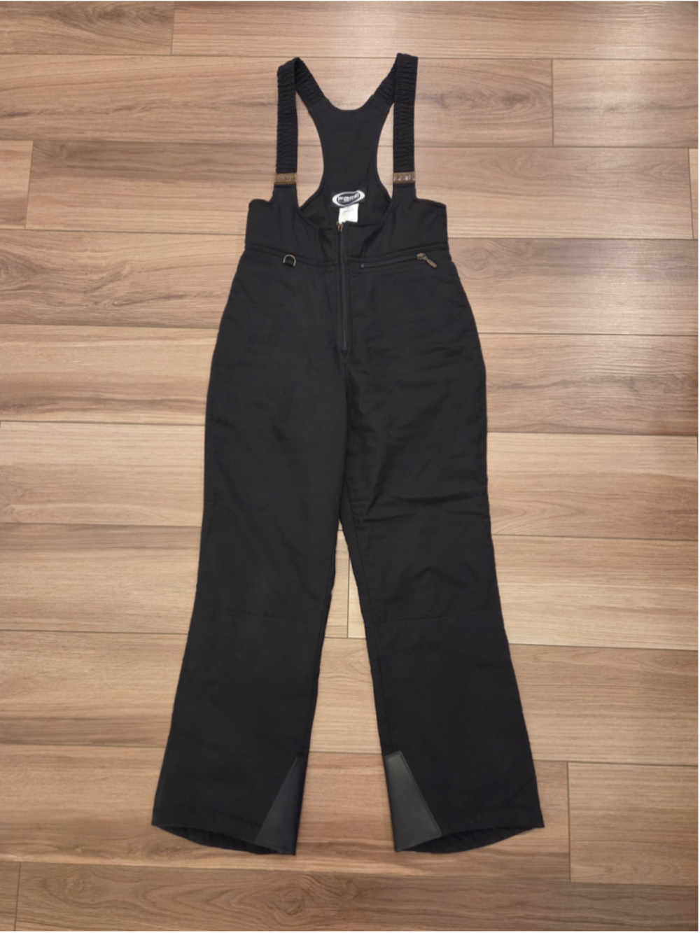Women's Fera Ski Bib Overalls Black Size 10 Short